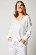 Shinny Front Sweater (Eight Colors) - Jacqueline B Clothing