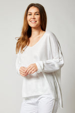 Shinny Front Sweater (Eight Colors) - Jacqueline B Clothing