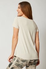 Short Sleeve Fitted Satin Tee (Five Colors) - Jacqueline B Clothing