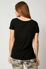 Short Sleeve Fitted Satin Tee (Five Colors) - Jacqueline B Clothing
