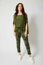 Soft Camo Pants w/ Mini Stars - Jacqueline B Clothing