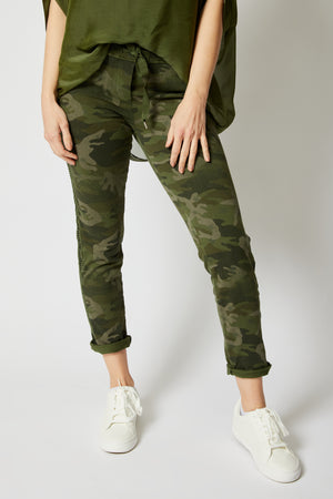 Soft Camo Pants w/ Mini Stars - Jacqueline B Clothing