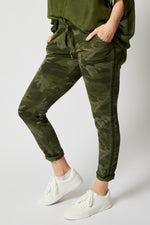 Soft Camo Pants w/ Mini Stars - Jacqueline B Clothing