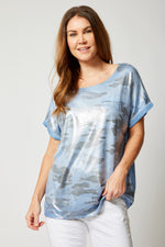 Sueded Camo T Shirt