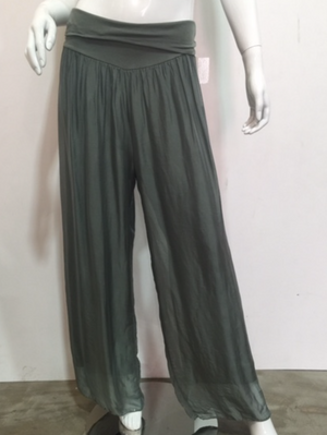 Italian Silk Pants - Jacqueline B Clothing