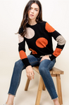 Playful Polka Dot Sweater - Jacqueline B Clothing
