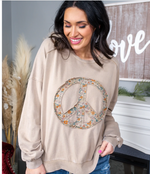 Peace Sign Sweatshirt