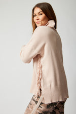 Turtleneck Fringe Sweater (Six Colors) - Jacqueline B Clothing