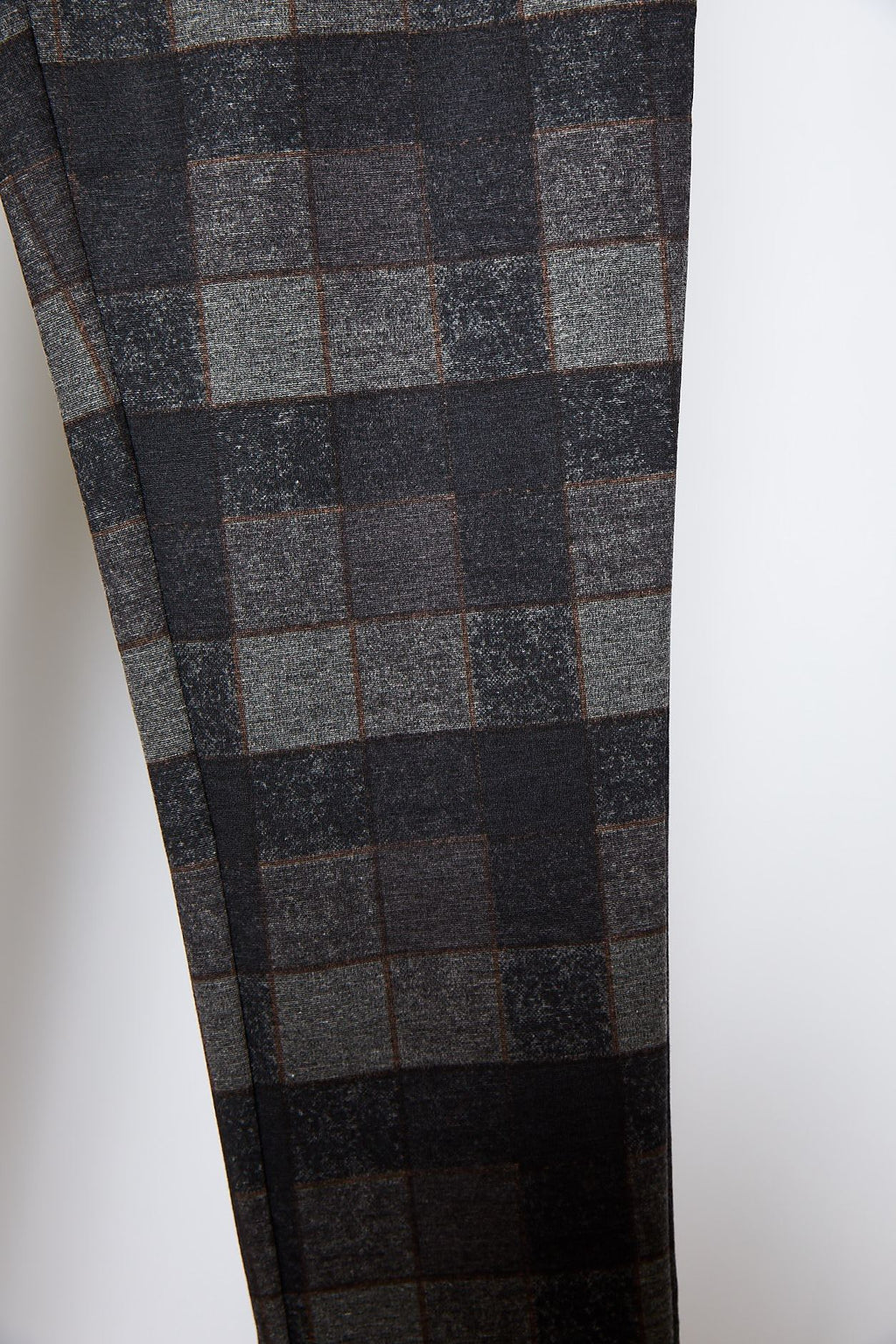 Brown Check Leggings - Jacqueline B Clothing